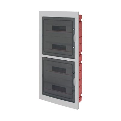 EC630 FLUSH MOUNT. ENCLOSURE 72 MOD. (4X18) WHITE, SHOCK RESISTANT