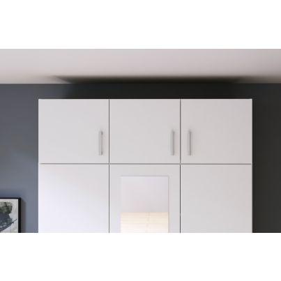 Надстройка за гардероб FIVE 130 см, бяла