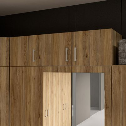 Надстройка за гардероб FIVE 130 см, дъб маувела