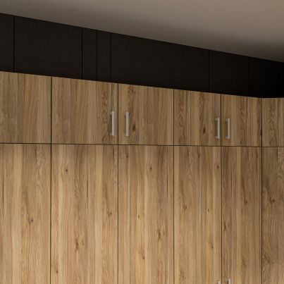 Надстройка за гардероб FIVE 180 см, дъб маувела