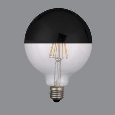 ACB Електрическа крушка E27 DecoGlobo 6W LED черна