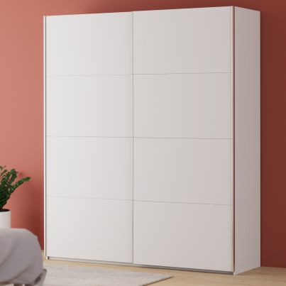 Гардероб EIGHT с плъзгащи врати 200 см, бял
