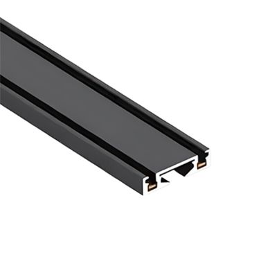 ULTRA SLIM magnetic track rail ELMARK EL-USMR2 - 3 COLOUR SERIES, 2m, surface, black