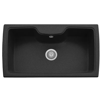 Kitchen sink HARMONY 86-00 860x500mm black