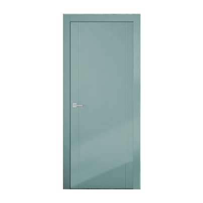 Interior Door with Frame EKASA INCONTRI 80x210х12 cm, with Hinges, Magnetic Lock, Laguna Blue