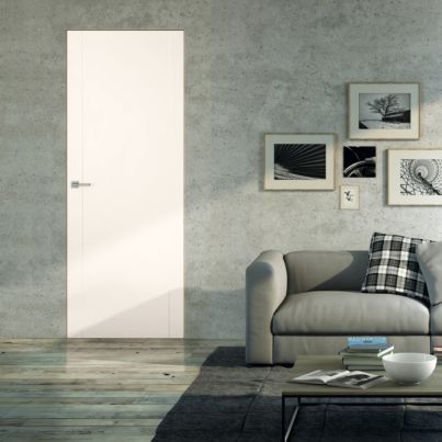 Interior Door with Frame EKASA INCONTRI 80x210х12 cm, with Hinges, Left Magnetic Lock, Cream