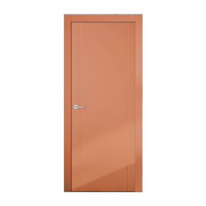 Interior Door with Frame EKASA INCONTRI 80x210х12 cm, with Hinges, Left Magnetic Lock, Amber