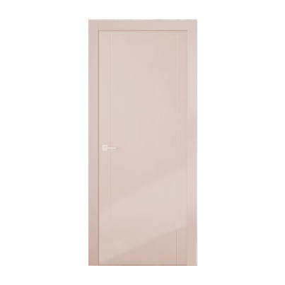 Interior Door with Frame EKASA INCONTRI 80x210х12 cm, with Hinges, Magnetic Lock, Pink Powder