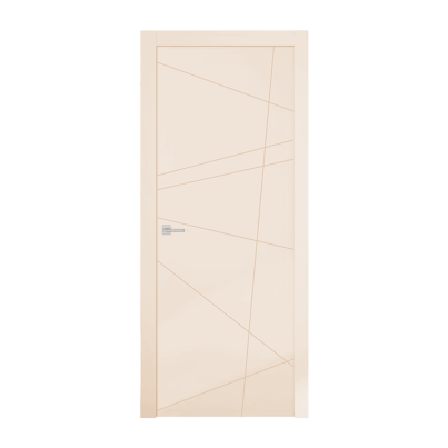 Interior Door with Frame EKASA INCONTRI STELLA 80x210х12 cm, with Hinges, Magnetic Lock, Pink Powder