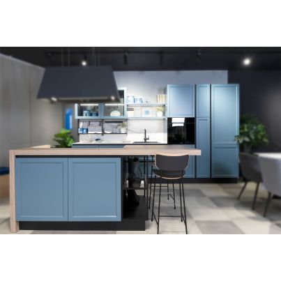 Modular kitchen CONTEMP, 336 cm with island and accessories