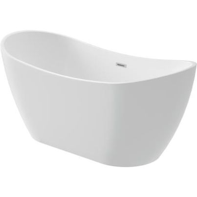 ARNIKA Freestanding Acrylic Bathtub, Oval, 160cm