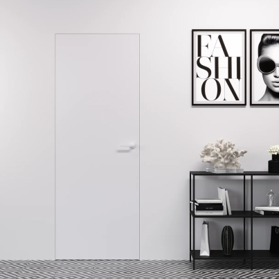 Interior Flush-to-Wall Door EKASA KONTINUA KONTINUA DX Left 80x210 cm, with Hinges, Magnetic lock