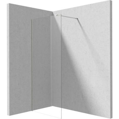 PRIZMA,Walk-in shower cabin Chrome,70x195 CM