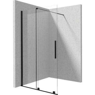 PRIZMA,Sliding shower cabin NERO,90X195CM