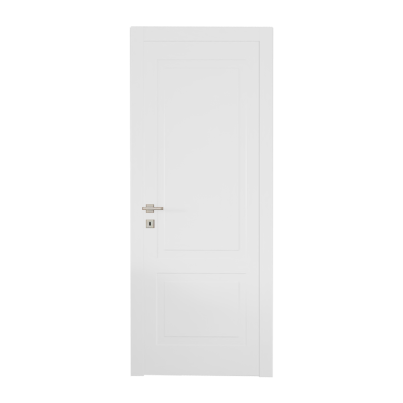 Interior Door with Frame EKASA KUADRA 80x210х12 cm, with Hinges, Magnetic Lock, White
