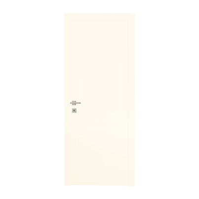 Interior Door with Frame EKASA KUADRA 80x210х12 cm, with Hinges, Magnetic Lock, Cream