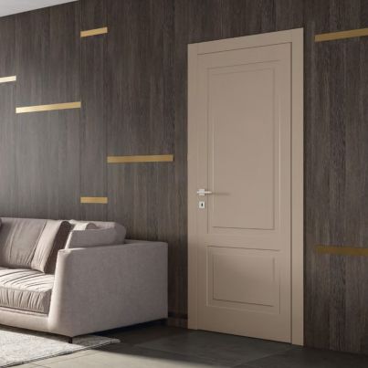 Interior Door with Frame EKASA KUADRA 80x210х12 cm, with Hinges, Right Magnetic Lock, Dove Grey