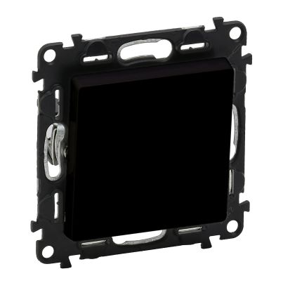LEGRAND VALENA LIFE ONE BUTTON ONE WAY SWITCH BLACK