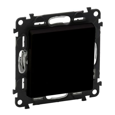 LEGRAND VALENA LIFE ONE BUTTON CROSS SWITCH BLACK