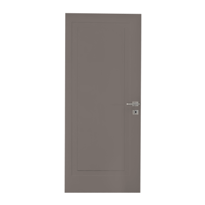 Interior Door with Frame EKASA LIGHT 80x210х12 cm, with Hinges, Magnetic Lock, Antracite