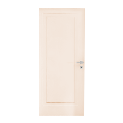 Interior Door with Frame EKASA LIGHT 80x210х12 cm, with Hinges, Magnetic Lock, Pink Powder