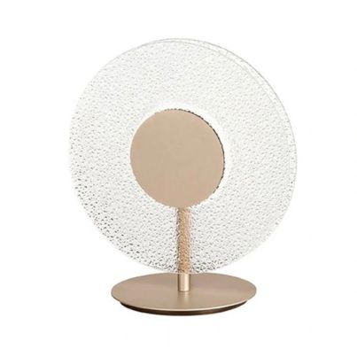 Настолна лампа ONDALUCE CANDY/TRASP, LED, стъклена, Ф300мм, 9W, 3000K, прозрачно стъкло