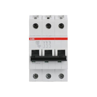 ABB Miniature circuit breaker for industrial use S203-C50 50A 3P 6kA curve C