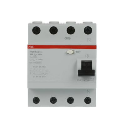 ABB Residual current device FH204 AC-25/0.03 4P 25A 30mA