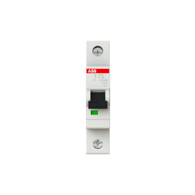 ABB Miniature circuit breaker for industrial use S201-C16 16A 1P 6kA curve C