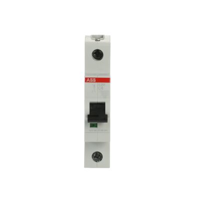 ABB Miniature circuit breaker for industrial use S201-C6 6A 1P 6kA curve C