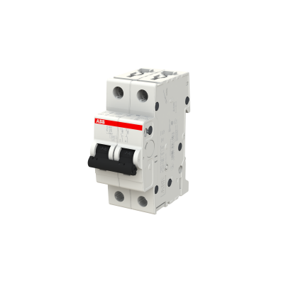 ABB Miniature circuit breaker for industrial use S202-C25 25A 2P 6kA curve C