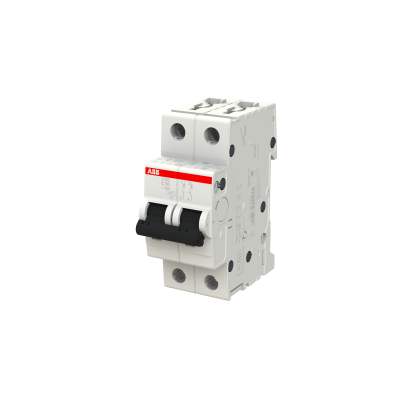 ABB Miniature circuit breaker for industrial use S202-C50 50A 2P 6kA curve C