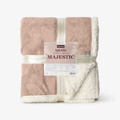 Blanket DILIOS Majestic, 200x200 cm, Pink