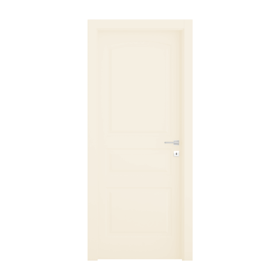 Interior Door with Frame EKASA METRICA 80x210х12 cm, with Hinges, Magnetic Lock, Cream