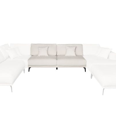 Modular system GRANDE Two-seater module - white 