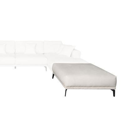 Single-seat stool GRANDE module - white