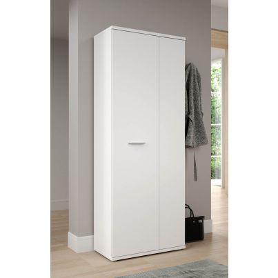 Shoe cabinet SIXTEEN, 68.9/179.1 cm, White