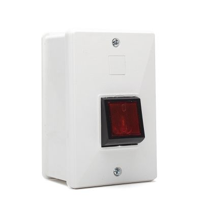 Water Heater Panel NC, 16A, 250V, Flush Mount, White