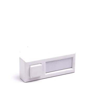 Bell Button NC, White, 36V, with Label Slot