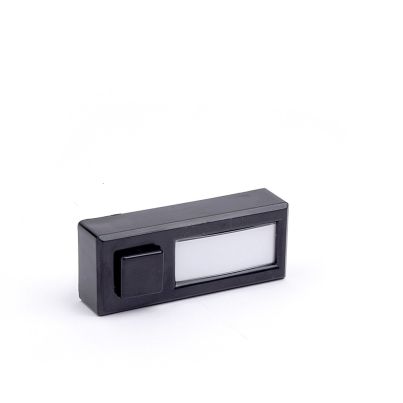 Bell Button NC, Black, 36V, with Label Slot