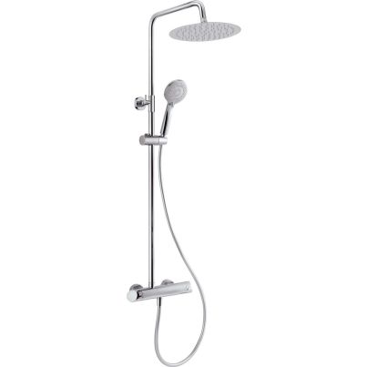 ARNIKA Shower Column with Mixer, Chrome