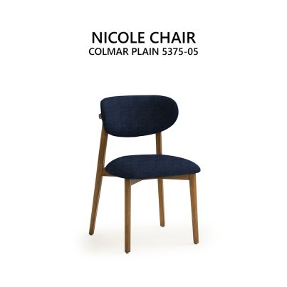 Chair NICOLE dark blue/COLMAR PLAIN 5365-05