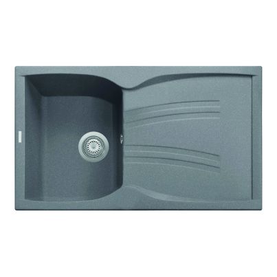 Kitchen sink NAIKY 86-10 860x500mm grey titanium