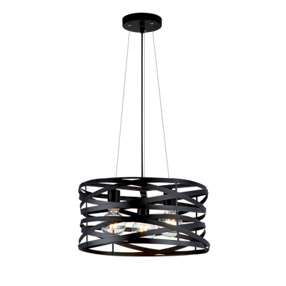 HELIX PENDANT 3XE27 BLACK