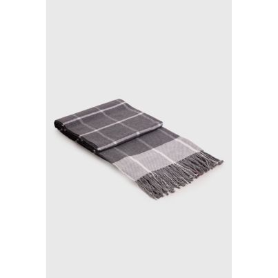 Blanket with Cotton DILIOS Ontario, 140x200 cm, Grey