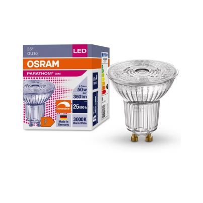 OSR DIMMABLE LED GU10 4.5W 3000K 36°