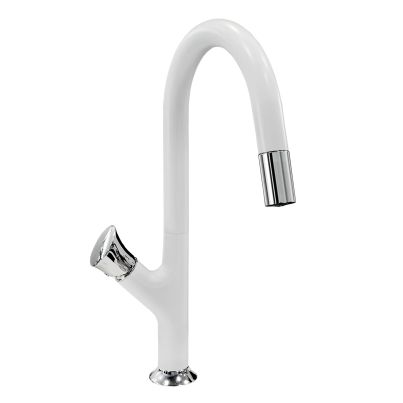 Kitchen mixer tap PARMIXEXT white