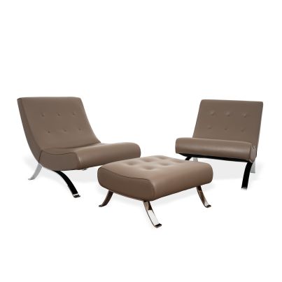 Portofino Set – 2 Chairs and 1 Ottoman