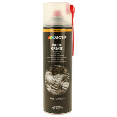 Spray MOTIP White Grease with Teflon (PTFE), 500 ml