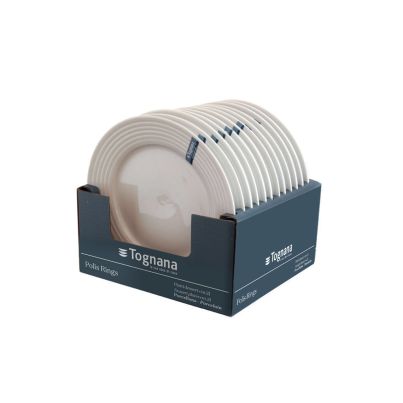 Dessert plate cm 21 W/ DISPLAYPOLIS RINGS